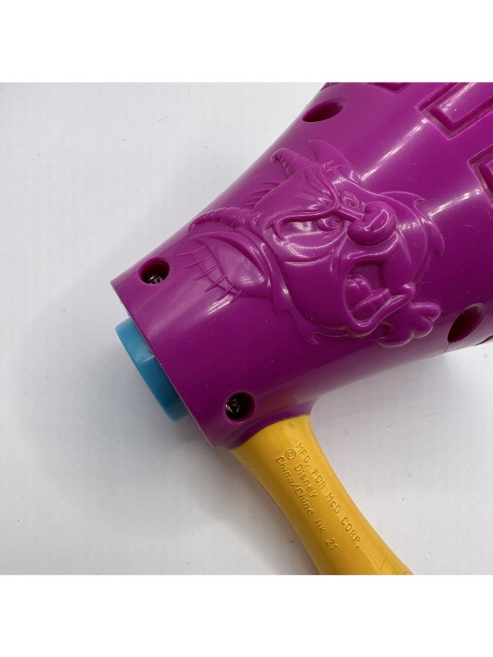 Vintage 1997 McDonald’s Disney Hercules #5 Purple & Yellow Megaphone Toy Happy M - Picture 3 of 10